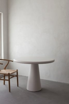 tables made with microcement
