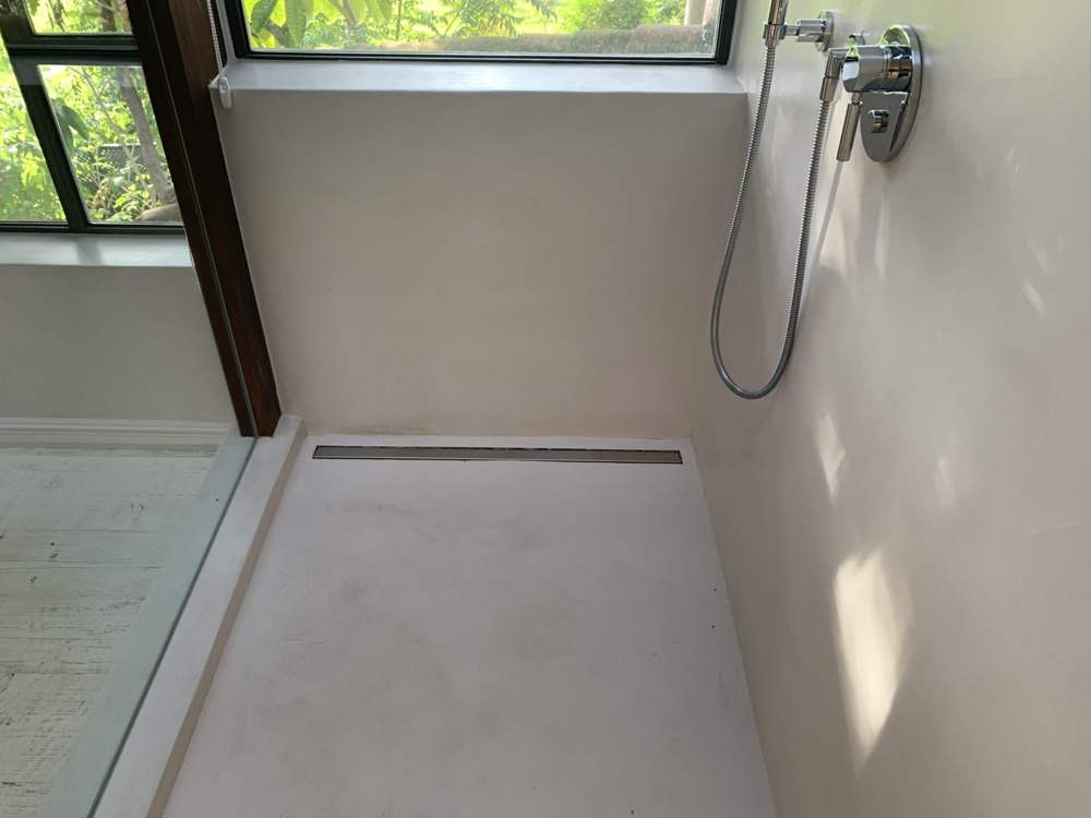 Microcemento en duchas