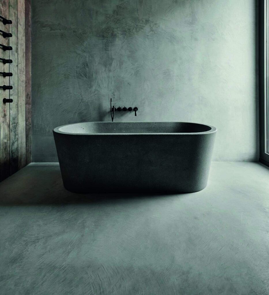 Baño con bañera exenta