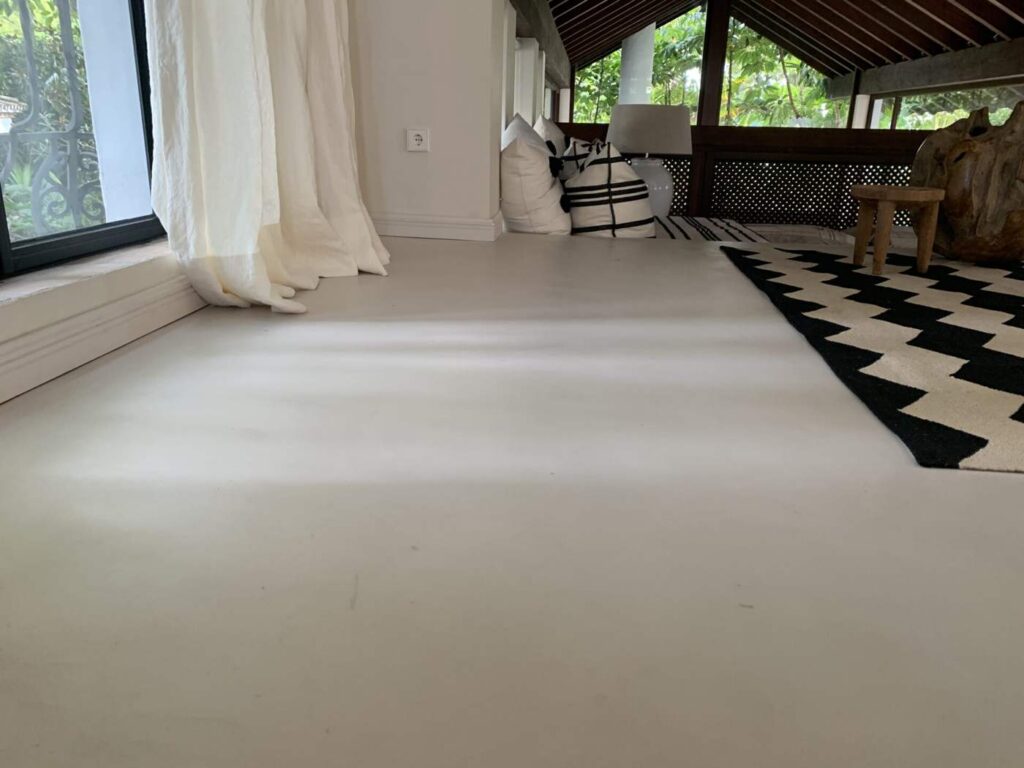 Microcemento en suelos